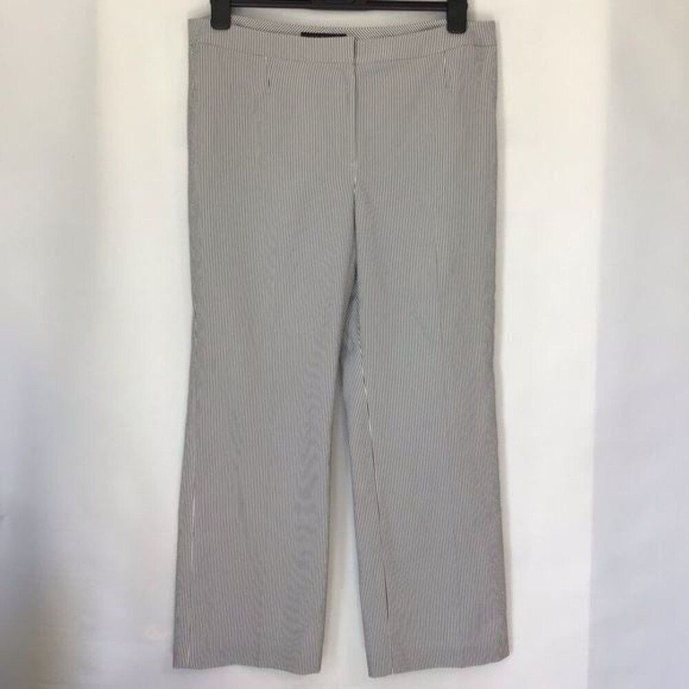 LE SUIT Straight Leg Seersucker Pants Size 16P New